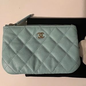 Chanel Caviar Quilted Cosmetic Case